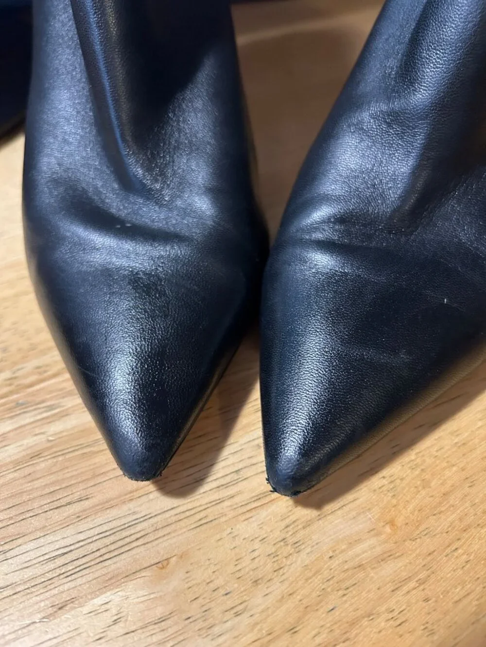 Womens Tamara Mellon Black Stark Leather Ankle Booties 38 US/8